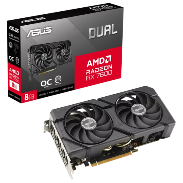 Placă video Asus Radeon RX 7600 EVO OC Edition PCI Express x16 4.0 / 8 GB photo 7