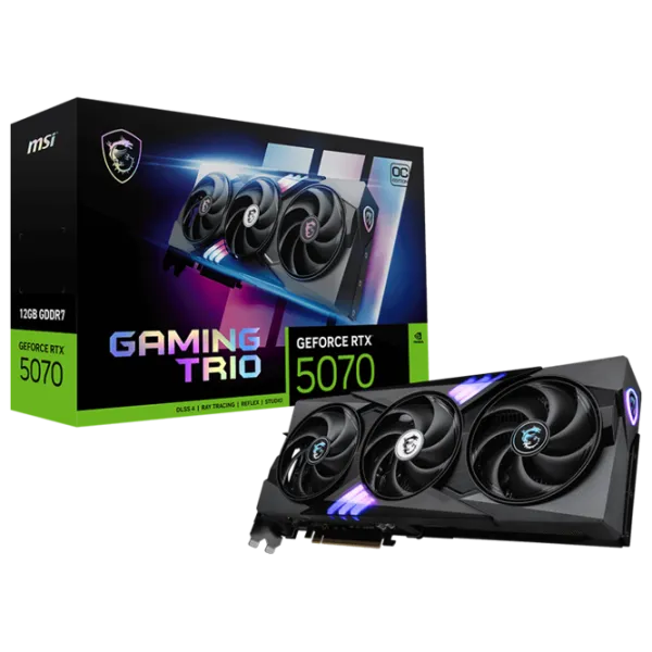 Видеокарта MSI GeForce RTX 5070 GAMING TRIO OC PCI Express x16 5.0 / 12 ГБ photo 5