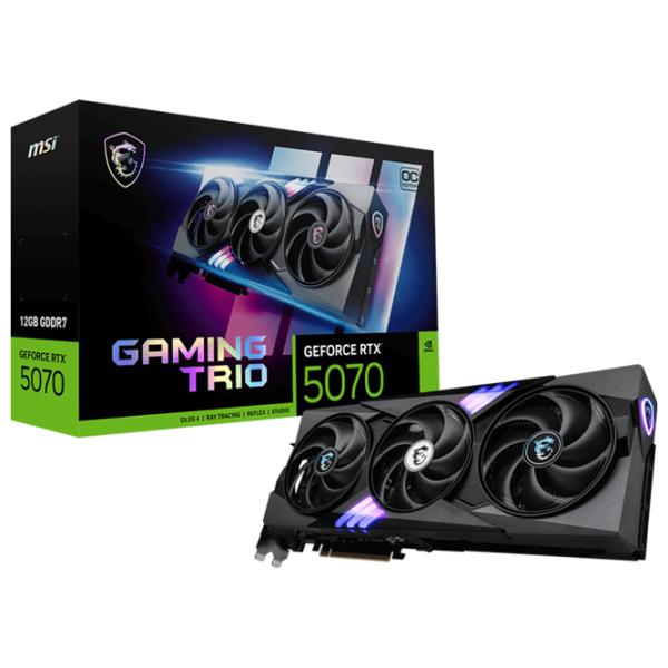 Видеокарта MSI GeForce RTX 5070 GAMING TRIO OC PCI Express x16 5.0 / 12 ГБ photo 5