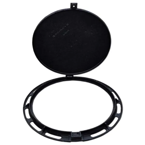 Capac canalizare Uniplast EN124 Black / Fontă  photo 2