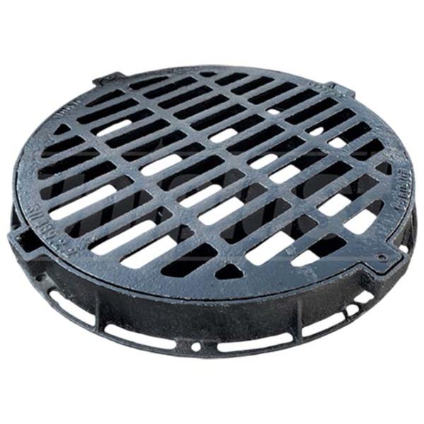 Канализационная крышка Uniplast EN124 Черный / Чугун photo 3