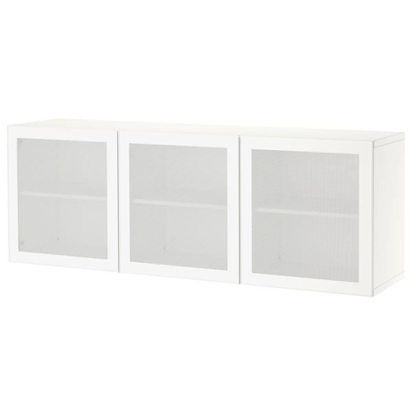 Noptiere Ikea Besta 64 x 180 x 42 / MDF / White photo 1
