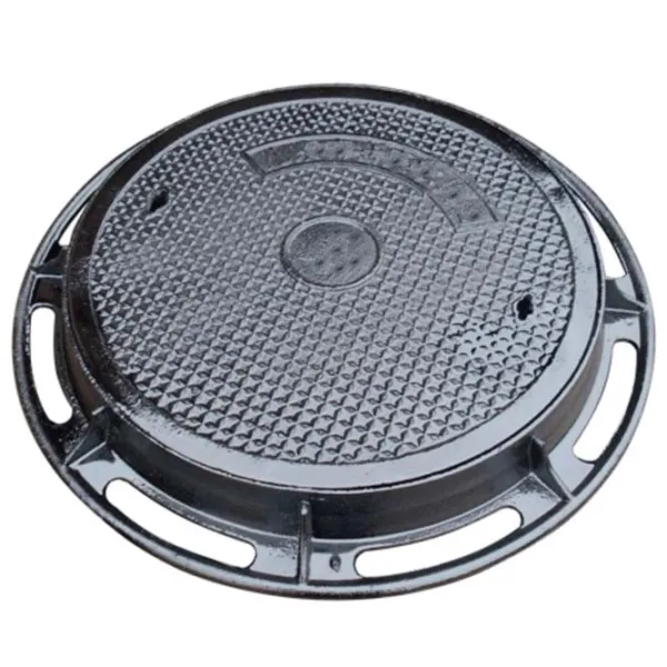 Capac canalizare Uniplast EN124 Black / Fontă  photo 1