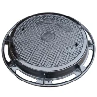 Канализационная крышка Uniplast EN124 Черный / Чугун