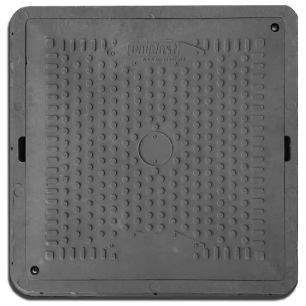 Capac canalizare Uniplast 16406  Black / Plastic photo 1