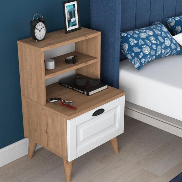 Тумбочки Mirage Meble BD105 S 74.4 x 40 x 40см / ЛДСП / Дуб Сонома photo 4 Тумбочки Mirage Meble BD105 S 74.4 x 40 x 40см / ЛДСП / Дуб Сонома photo 4