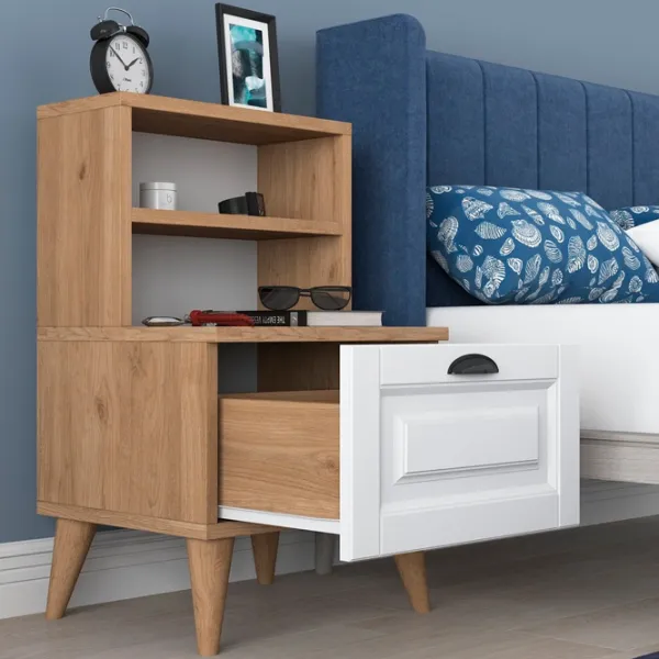 Тумбочки Mirage Meble BD105 S 74.4 x 40 x 40см / ЛДСП / Дуб Сонома photo 6 Тумбочки Mirage Meble BD105 S 74.4 x 40 x 40см / ЛДСП / Дуб Сонома photo 6