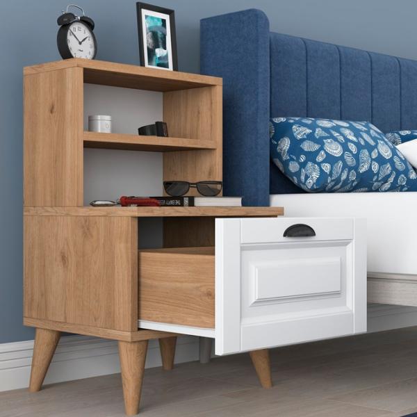 Тумбочки Mirage Meble BD105 S 74.4 x 40 x 40см / ЛДСП / Дуб Сонома photo 6 Тумбочки Mirage Meble BD105 S 74.4 x 40 x 40см / ЛДСП / Дуб Сонома photo 6