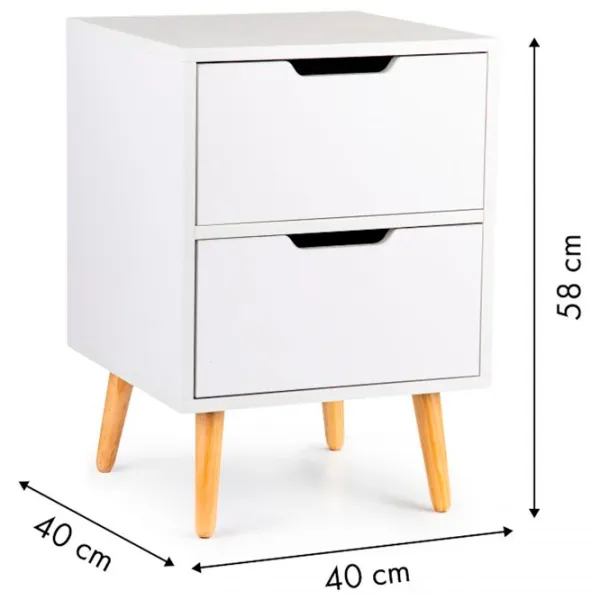 Noptiere Modern WYJ-052 58 x 40 x 40 / PAL / Beige photo 5