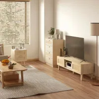 Тумбочки Homcom 831-664V00ND 56 x 40 x 40см / ЛДСП / Дуб Сонома photo 4