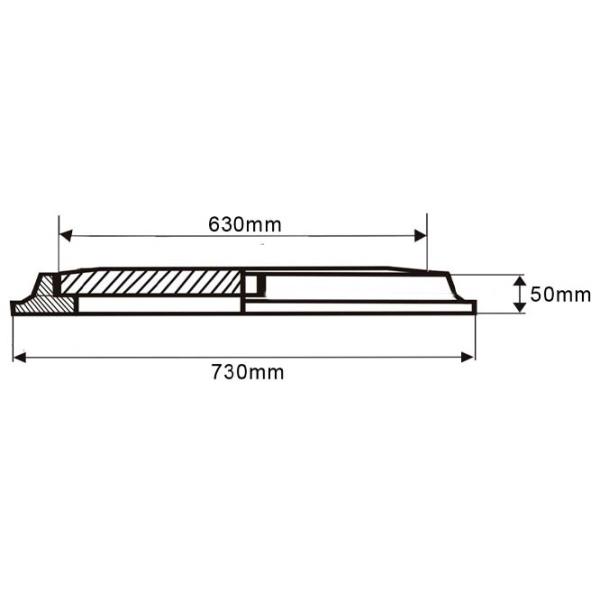 Канализационная крышка Uniplast 16500 Зеленый / Композитный photo 3