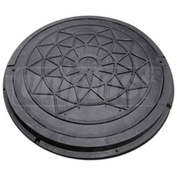 Capac canalizare Uniplast 16500 Black / Compozit photo 1