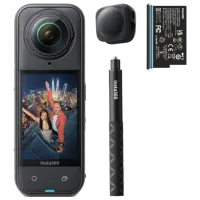 Экшн-камера Insta360 X5 Starter Bundle 72 МП / 2400 мАч / Черный photo 8