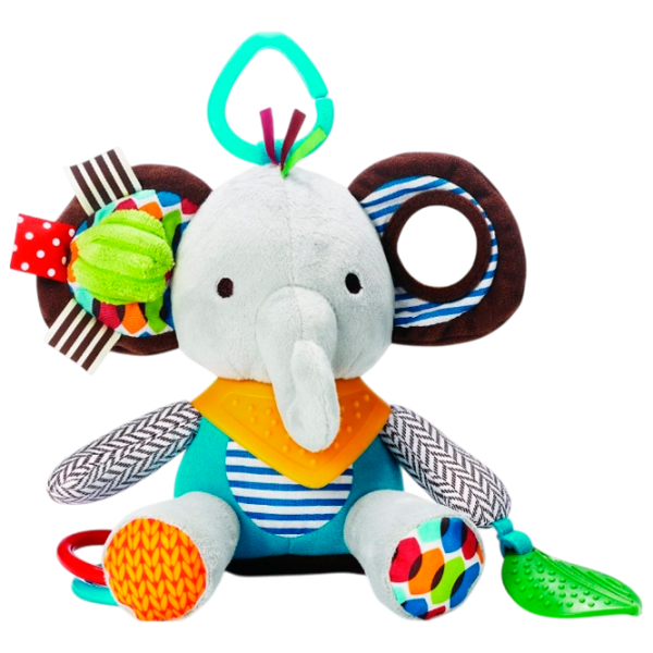 Игрушка для колясок и кроваток Skip Hop Animals Bandana Buddies Elefant 306202 0.3+ / Серый photo 1 Игрушка для колясок и кроваток Skip Hop Animals Bandana Buddies Elefant 306202 0.3+ / Серый photo 1