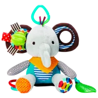Игрушка для колясок и кроваток Skip Hop Animals Bandana Buddies Elefant 306202 0.3+ / Серый