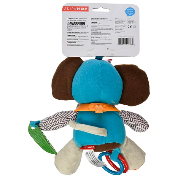 Игрушка для колясок и кроваток Skip Hop Animals Bandana Buddies Elefant 306202 0.3+ / Серый photo 3 Игрушка для колясок и кроваток Skip Hop Animals Bandana Buddies Elefant 306202 0.3+ / Серый photo 3