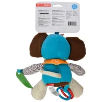Jucărie pentru pătuțuri și cărucioare Skip Hop Animals Bandana Buddies Elefant 306202 0.3+ / Gray photo 3