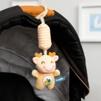 Jucărie pentru pătuțuri și cărucioare Sensillo Animals Mini Zoo hanging toy Z-010 0+ / Beige photo 3