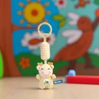 Jucărie pentru pătuțuri și cărucioare Sensillo Animals Mini Zoo hanging toy Z-010 0+ / Beige photo 5