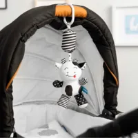 Jucărie pentru pătuțuri și cărucioare Sensillo Animals Cow Z-031 0+ / White photo 3