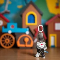 Jucărie pentru pătuțuri și cărucioare Sensillo Animals Lion Z-034 0+ / White photo 4