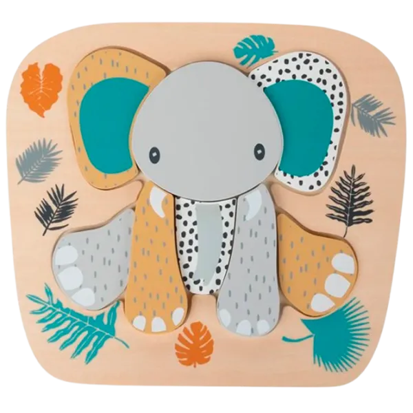 Puzzle Premaman Elefant 1+/ Numărul de piese: 8 photo 1