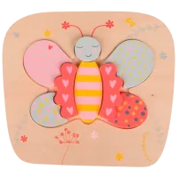 Puzzle Premaman Fluture 1+/ Numărul de piese: 8