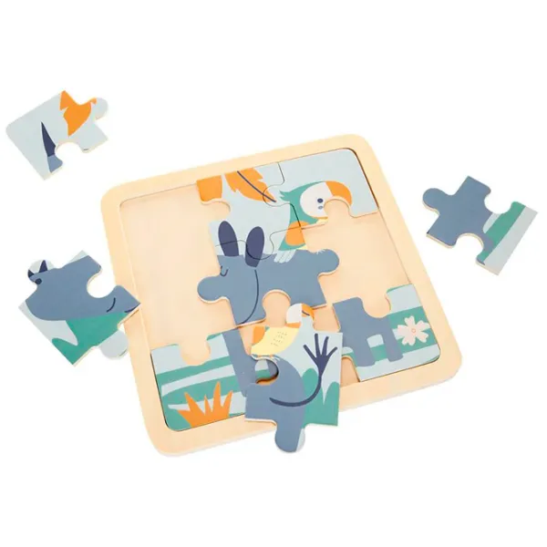 Puzzle Premaman Rhino 1+/ Numărul de piese: 9 photo 2