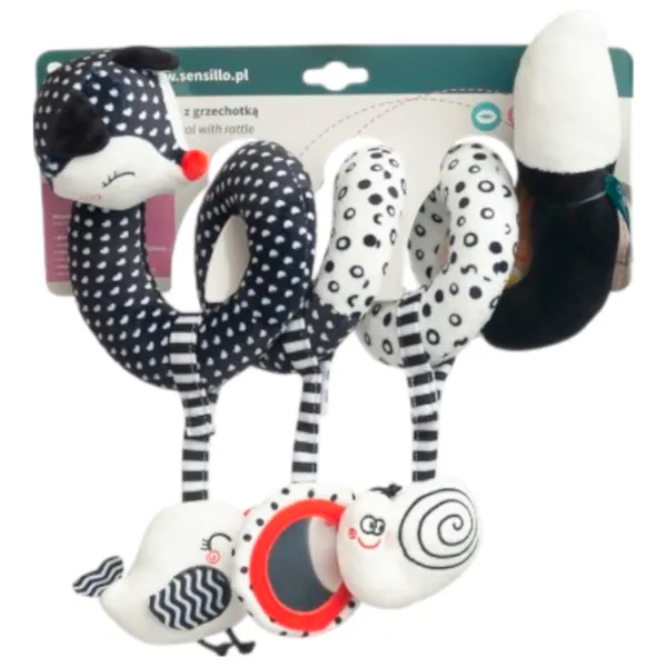 Игрушка для колясок и кроваток Sensillo Animals Fox Z-0350 0.5+ / Черный photo 2 Игрушка для колясок и кроваток Sensillo Animals Fox Z-0350 0.5+ / Черный photo 2