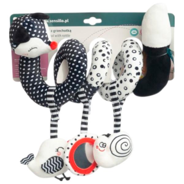 Игрушка для колясок и кроваток Sensillo Animals Fox Z-0350 0.5+ / Черный photo 2 Игрушка для колясок и кроваток Sensillo Animals Fox Z-0350 0.5+ / Черный photo 2