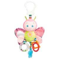Игрушка для колясок и кроваток Sensillo Colorful Butterfly Z-0503 0+ / Розовый