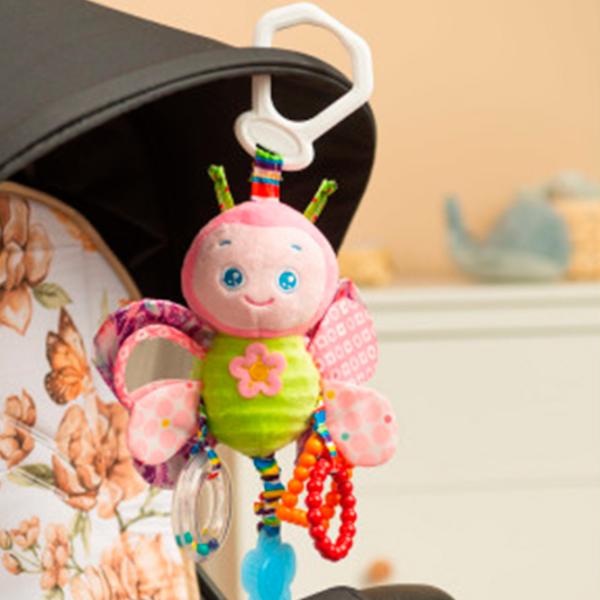 Игрушка для колясок и кроваток Sensillo Colorful Butterfly Z-0503 0+ / Розовый photo 2