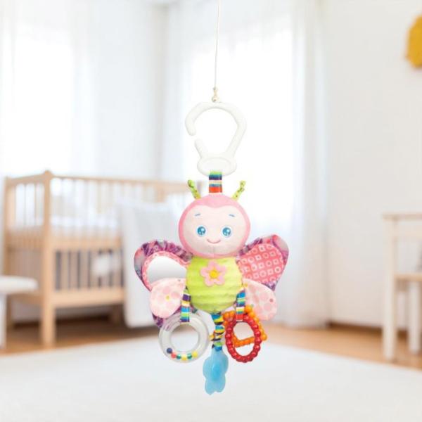 Игрушка для колясок и кроваток Sensillo Colorful Butterfly Z-0503 0+ / Розовый photo 4