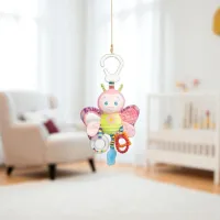 Jucărie pentru pătuțuri și cărucioare Sensillo Colorful Butterfly Z-0503 0+ / Pink photo 5