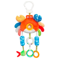 Jucărie pentru pătuțuri și cărucioare Sensillo Animals Colorful Crab Z-0522 0+ / Red