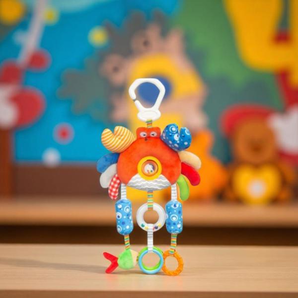 Игрушка для колясок и кроваток Sensillo Animals Colorful Crab Z-0522 0+ / Красный photo 4 Игрушка для колясок и кроваток Sensillo Animals Colorful Crab Z-0522 0+ / Красный photo 4