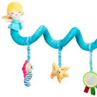 Jucărie pentru pătuțuri și cărucioare Sensillo Colorful Mermaid Z-0532 0+ / Blue photo 3