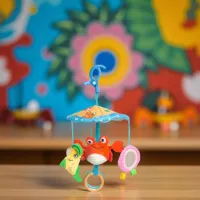 Carusel pentru pătuc Sensillo Colorful Crab Z-0541 0+ / Blue photo 5
