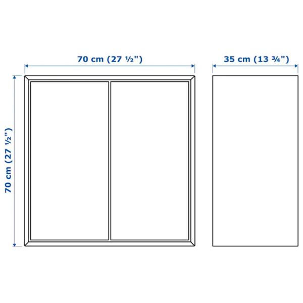 Навесные шкафы Ikea Eket Тёмно-серый photo 4