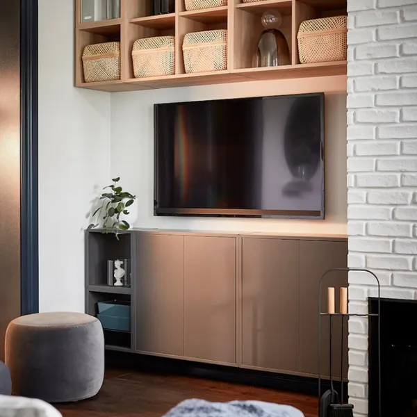 Навесные шкафы Ikea Eket Тёмно-серый photo 5