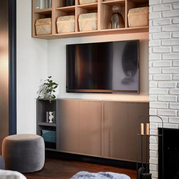 Навесные шкафы Ikea Eket Тёмно-серый photo 5
