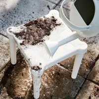 Scaun pentru copii Ikea Utter 6 ani / White photo 2