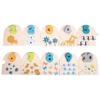 Joc educativ Premaman Crazy Jungle Learn to Count 1+/ Dezvoltare