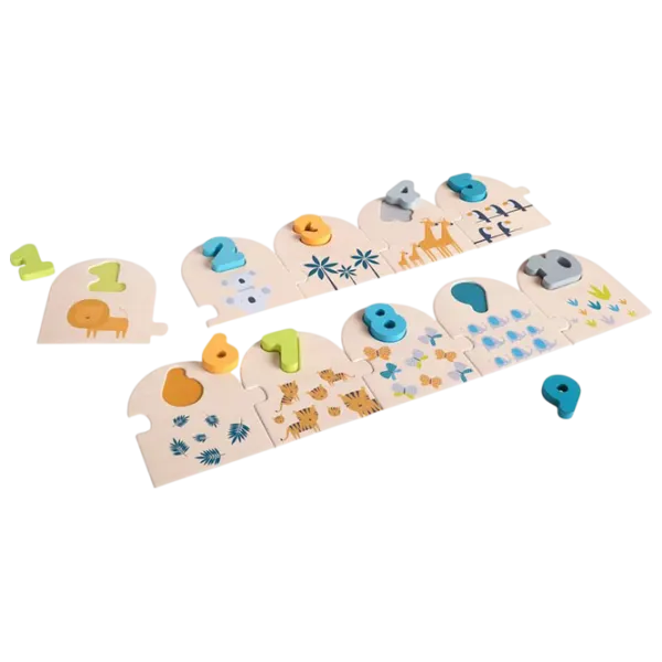 Joc educativ Premaman Crazy Jungle Learn to Count 1+/ Dezvoltare photo 2
