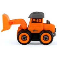 Комплект машин Bo. Truck playset Builder 8015ML / / Серый Оранжевый photo 5