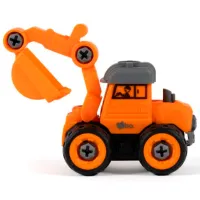 Комплект машин Bo. Truck playset Builder 8015ML / / Серый Оранжевый photo 6