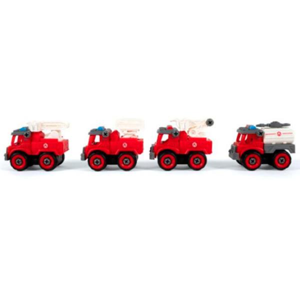 Set de mașini Bo. Truck playset Fireman 8024ML  / / Gray Red photo 2