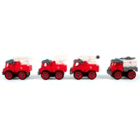 Комплект машин Bo. Truck playset Fireman 8024ML / / Серый Красный photo 2