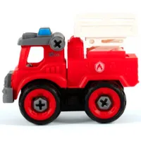 Комплект машин Bo. Truck playset Fireman 8024ML / / Серый Красный photo 5