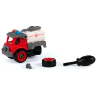 Комплект машин Bo. Truck playset Fireman 8024ML / / Серый Красный photo 6